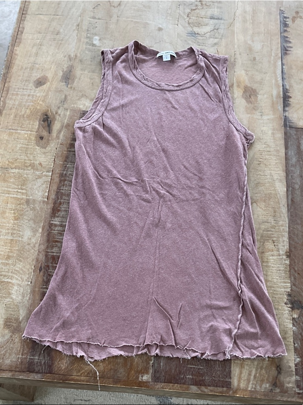 James Perse Vintage Rose Sleeveless Tank